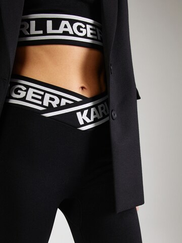 Skinny Leggings de la Karl Lagerfeld pe negru