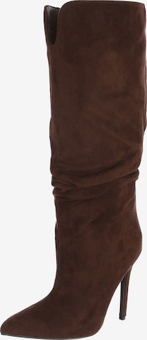 Ital-Design Stiefel in Braun: Vorderseite