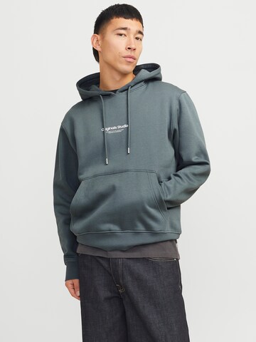 Felpa 'JWHVESTERBRO' di JACK & JONES in grigio: frontale