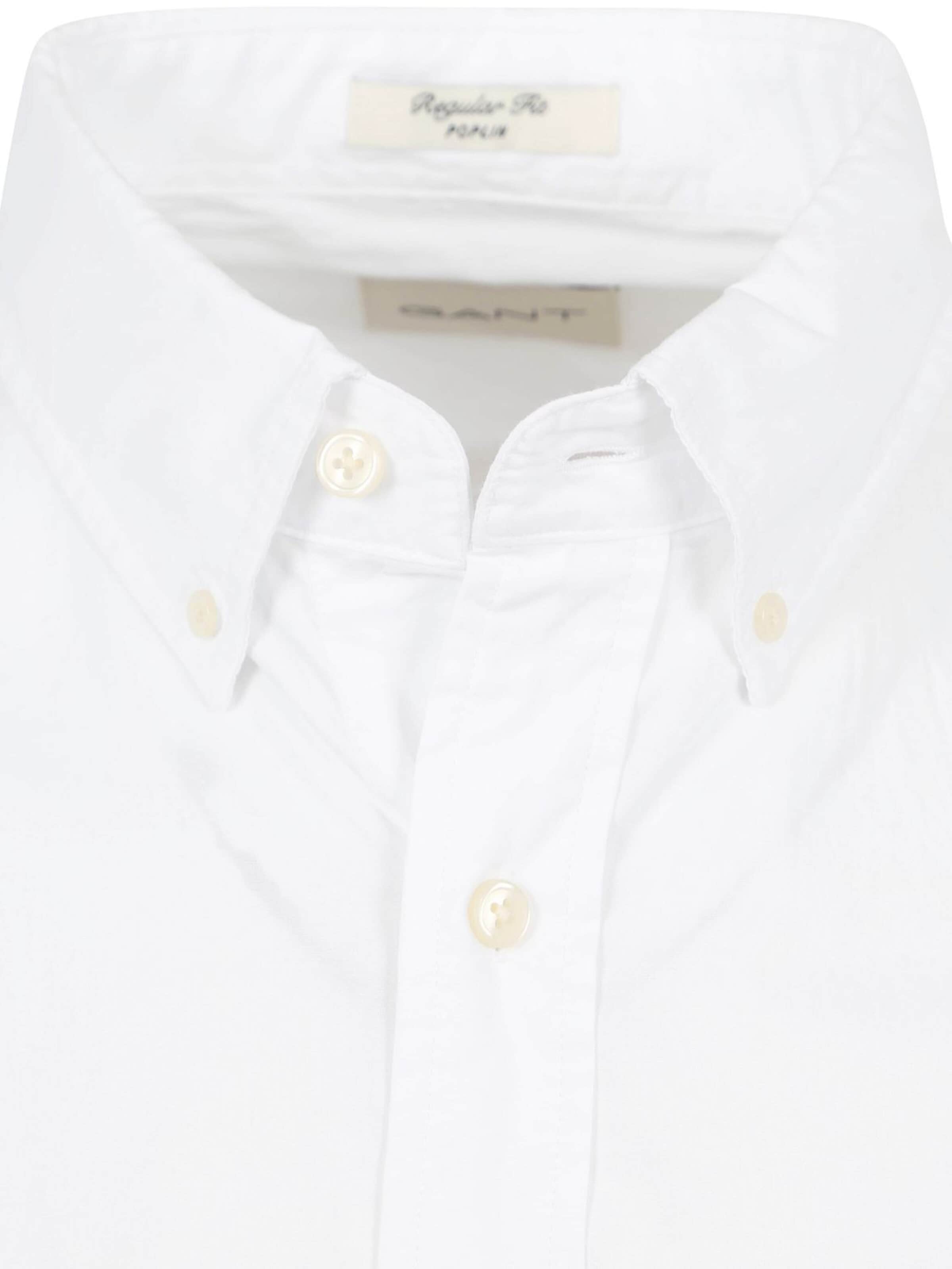 GANT Regular fit Button Up Shirt in White