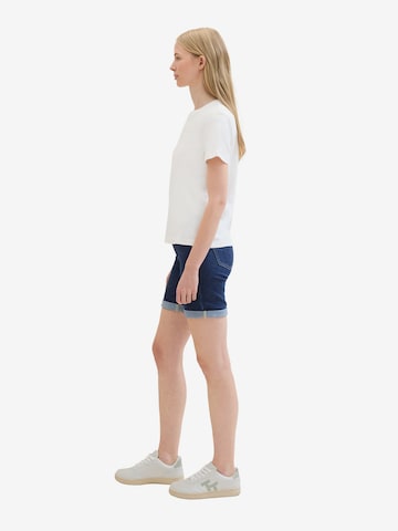 TOM TAILOR Slimfit Shorts 'Alexa' in Blau