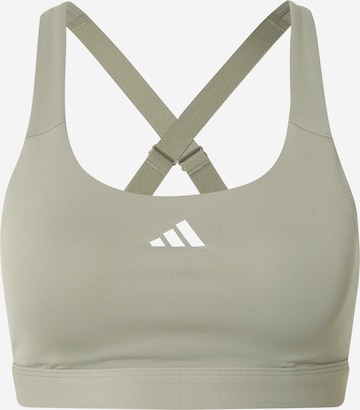 ADIDAS PERFORMANCE Спортивный бюстгальтер 'TLRDRCT' в Зеленый: спереди