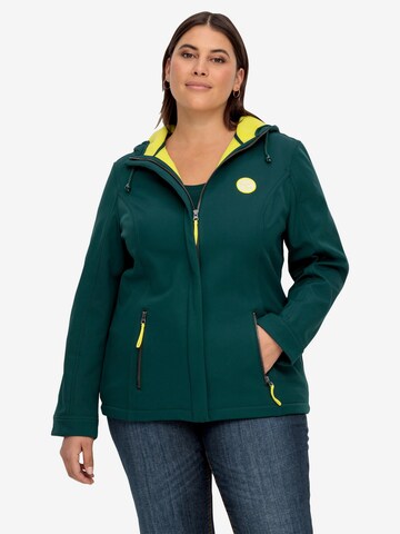 SHEEGO Outdoor Jacket in Green: front