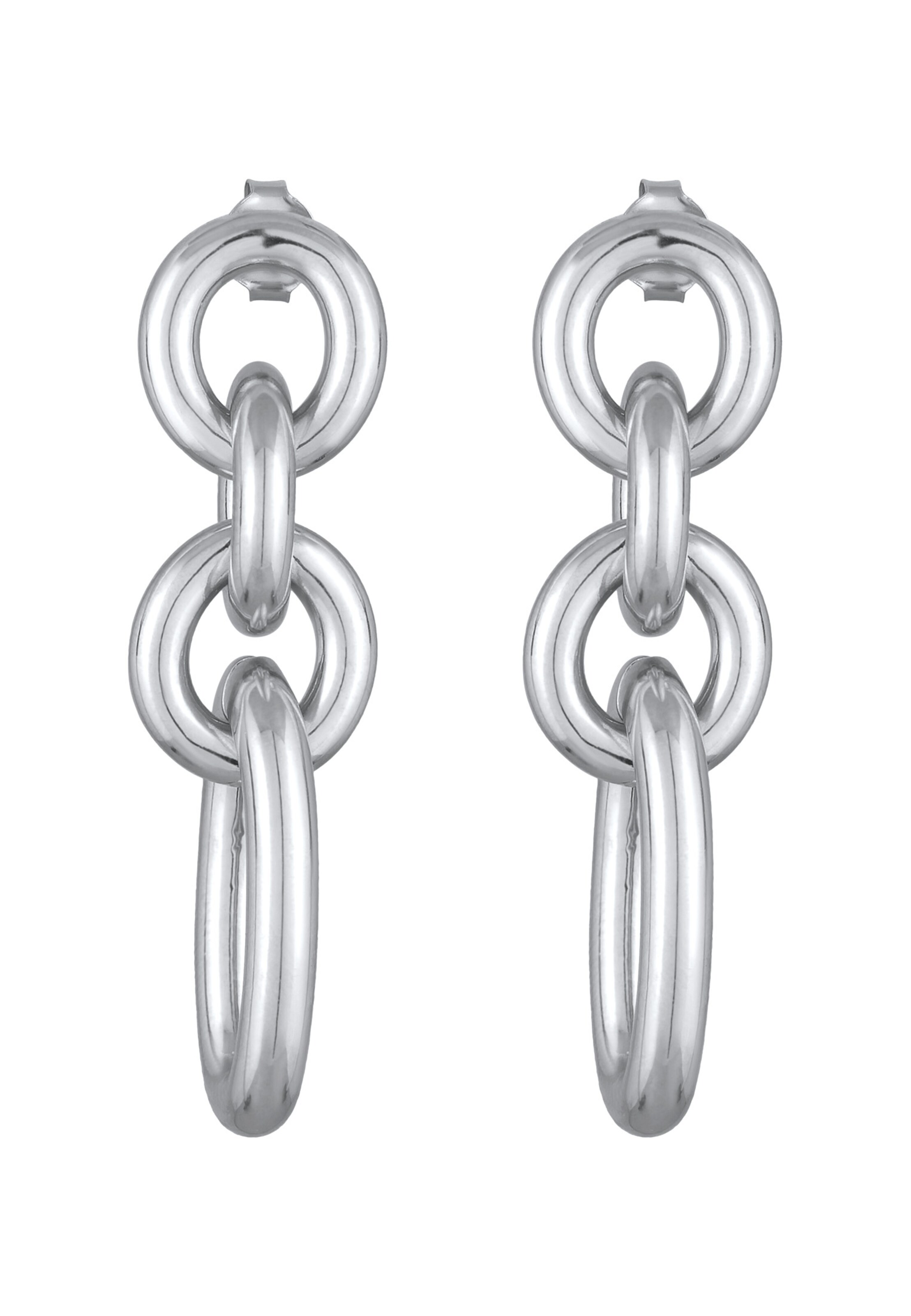 ELLI Earrings 'Glieder' in Silver