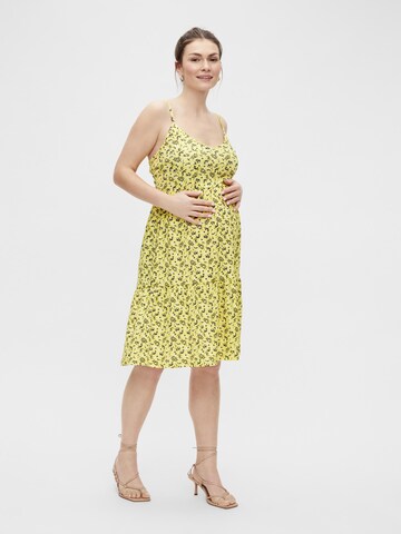 MAMALICIOUS Summer Dress 'Viky' in Yellow