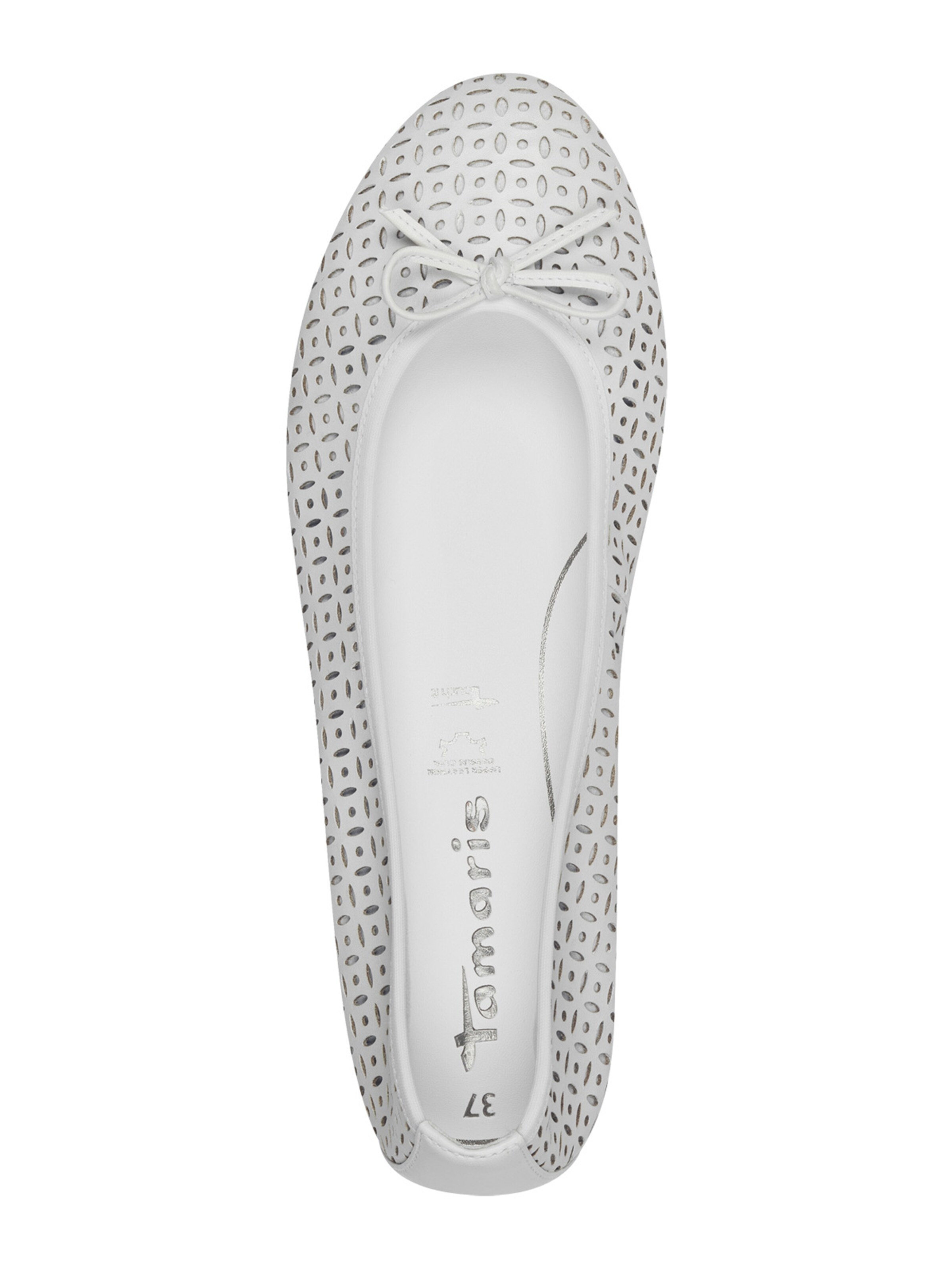 Tamaris Baleríny 'Alena' – bílá