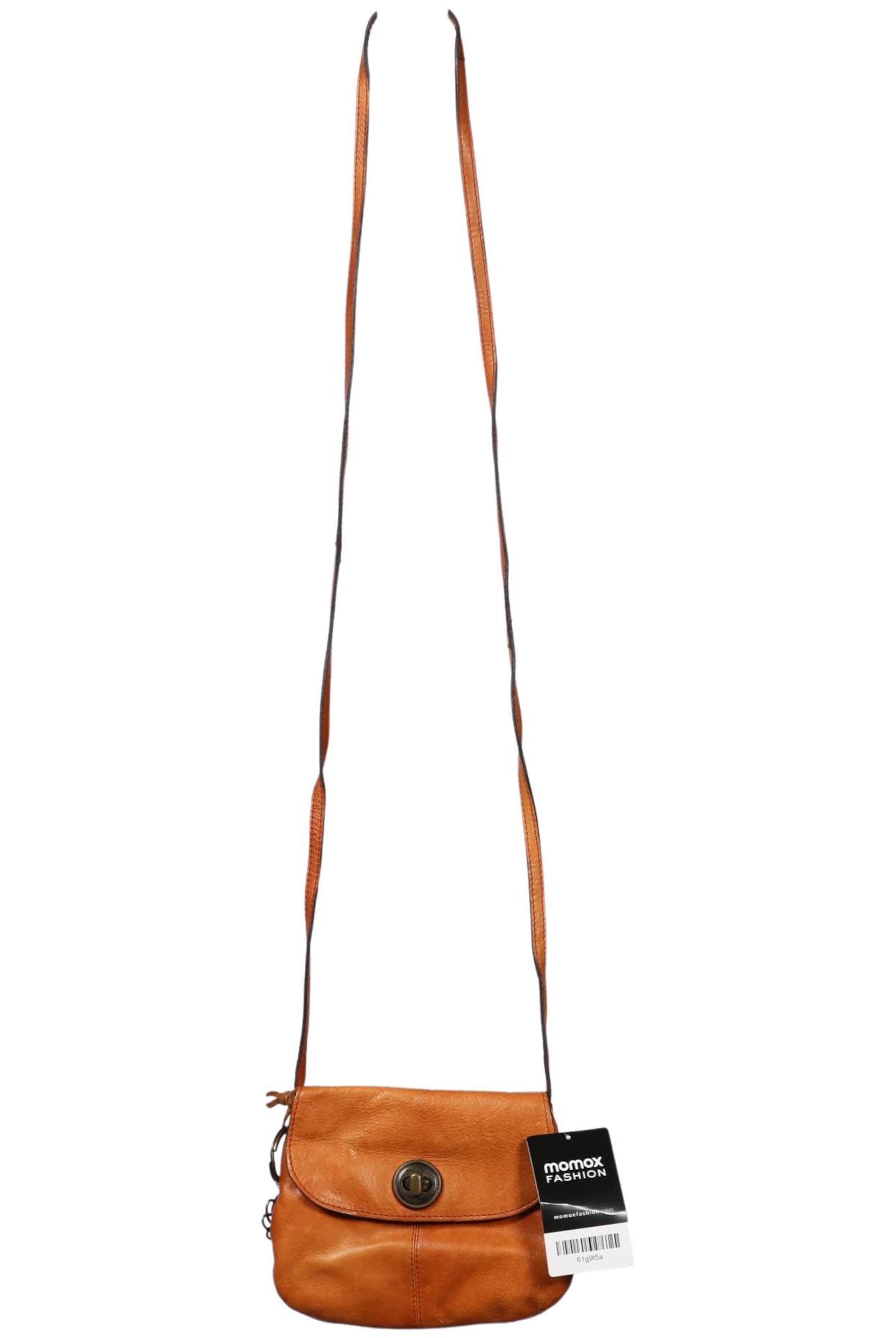 PIECES Handtasche klein Leder One Size in Braun: Vorderseite