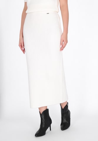DreiMaster Vintage Rok in Wit: voorkant