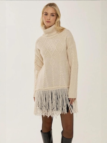 Pull-over Hiccup en blanc : devant