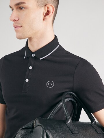 juoda ARMANI EXCHANGE Marškinėliai