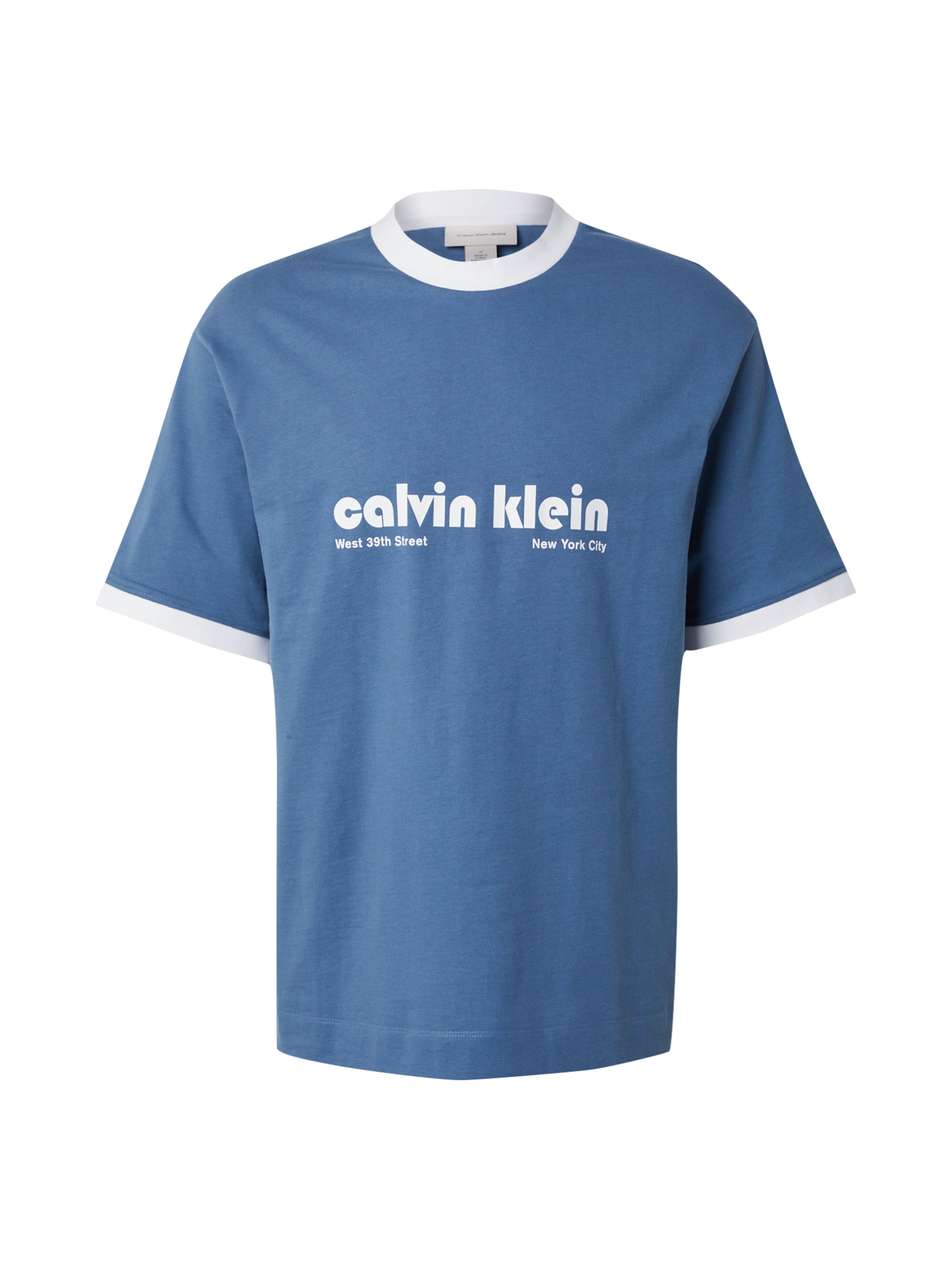Calvin Klein Jeans - Camiseta en azul: frente