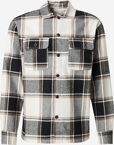 Marškiniai 'JJECharge' iš JACK & JONES, spalva – smėlio spalva / kremo / margai pilka / juoda, Prekių apžvalga