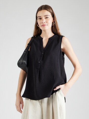 QS - Blusa em preto: frente