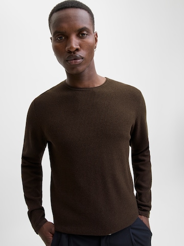 JACK & JONES Свитер 'JJECOOPER' в Коричневый
