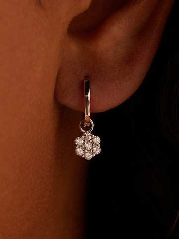 Boucles d'oreilles 'Chic' Lucardi en argent : devant