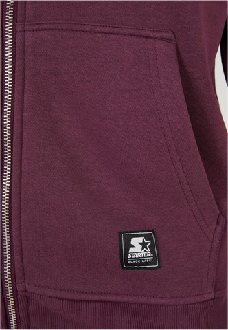 Starter Black Label Sweatjacke in Lila