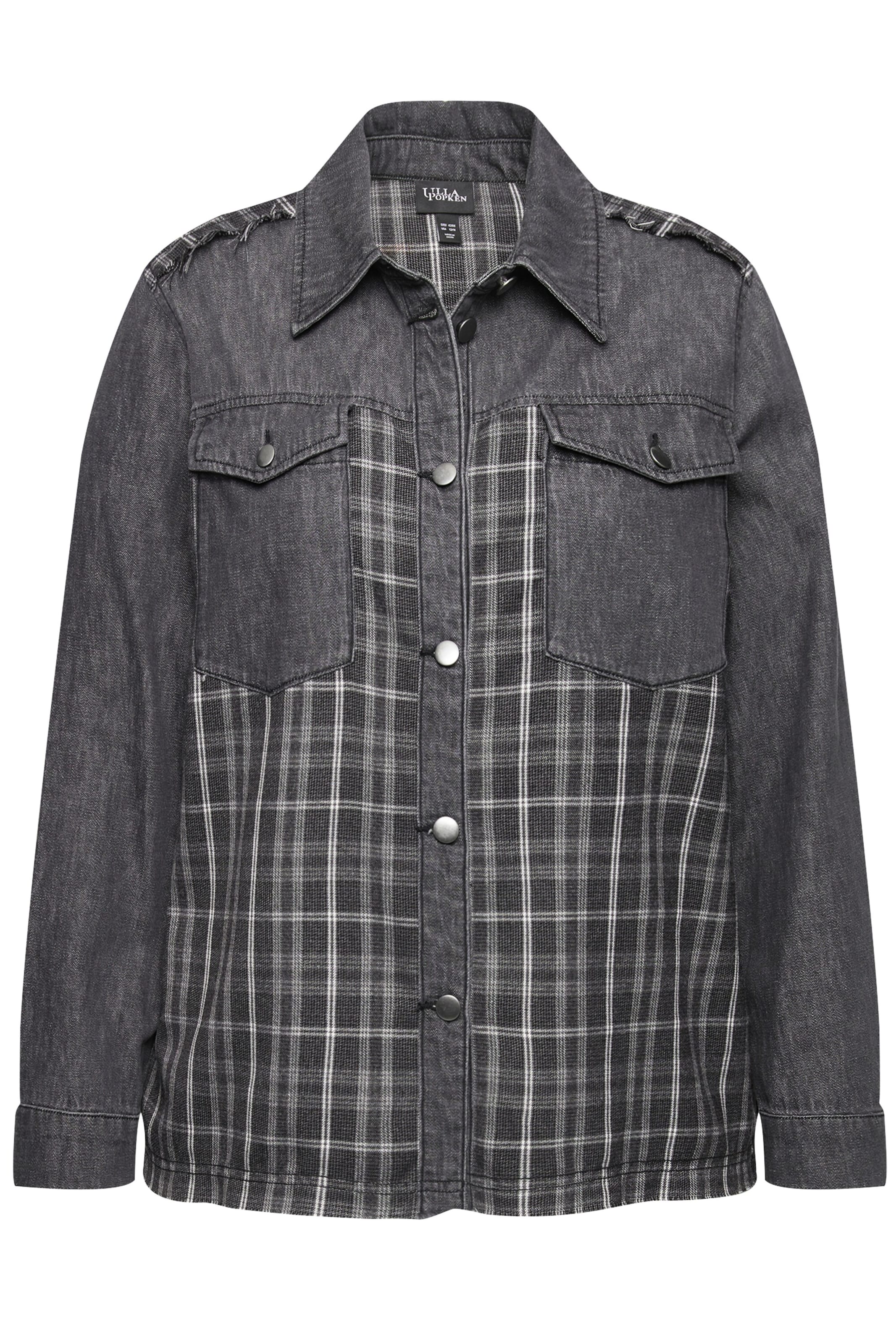 Chemisier Ulla Popken en gris : devant