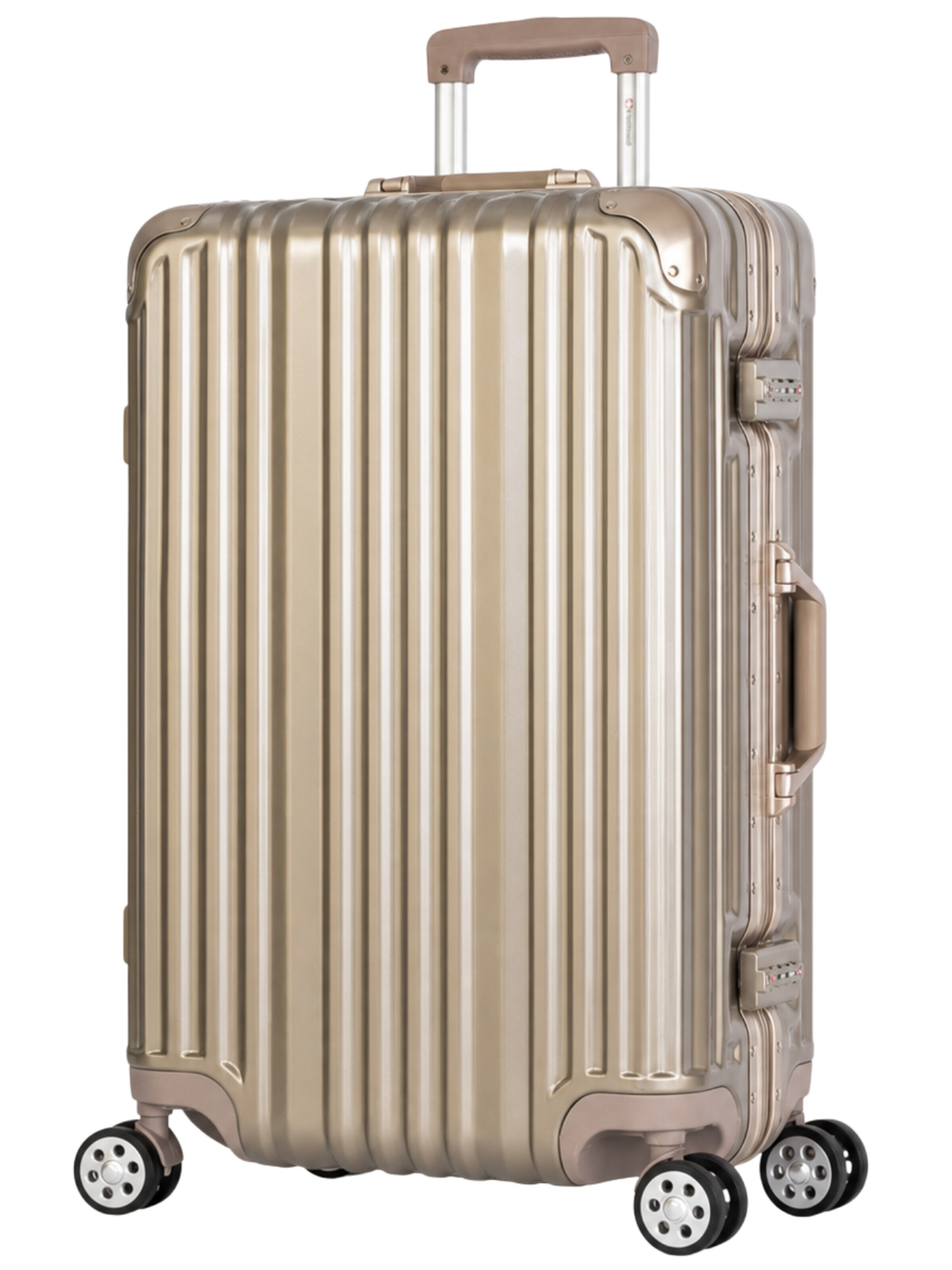 Travelhouse Suitcase 'London' in Gold: front