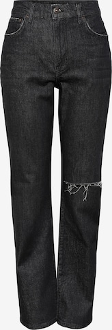 PIECES Regular Jeans 'Elan' in Black: front