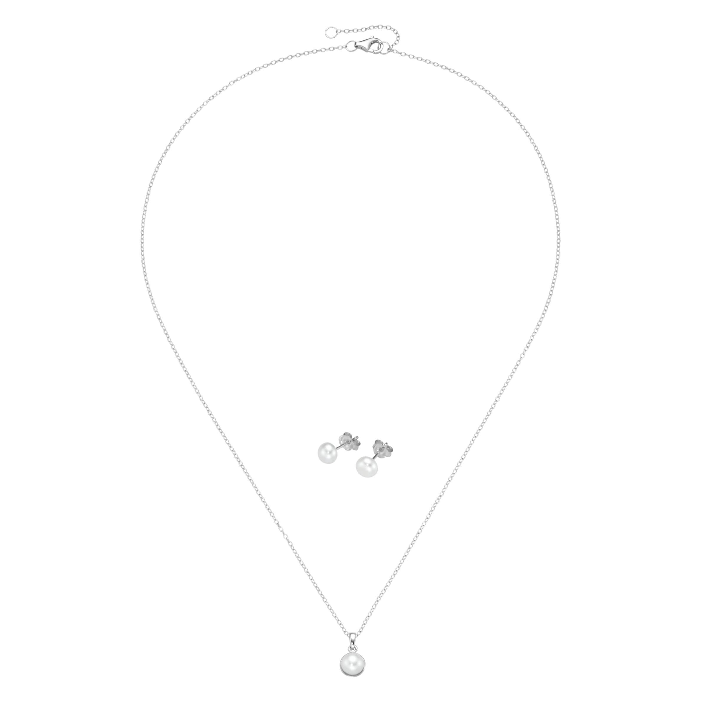 FIRETTI Schmuckset in Silber: Vorderseite