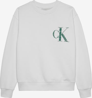 Calvin Klein Jeans Collegepaita värissä valkoinen: etupuoli