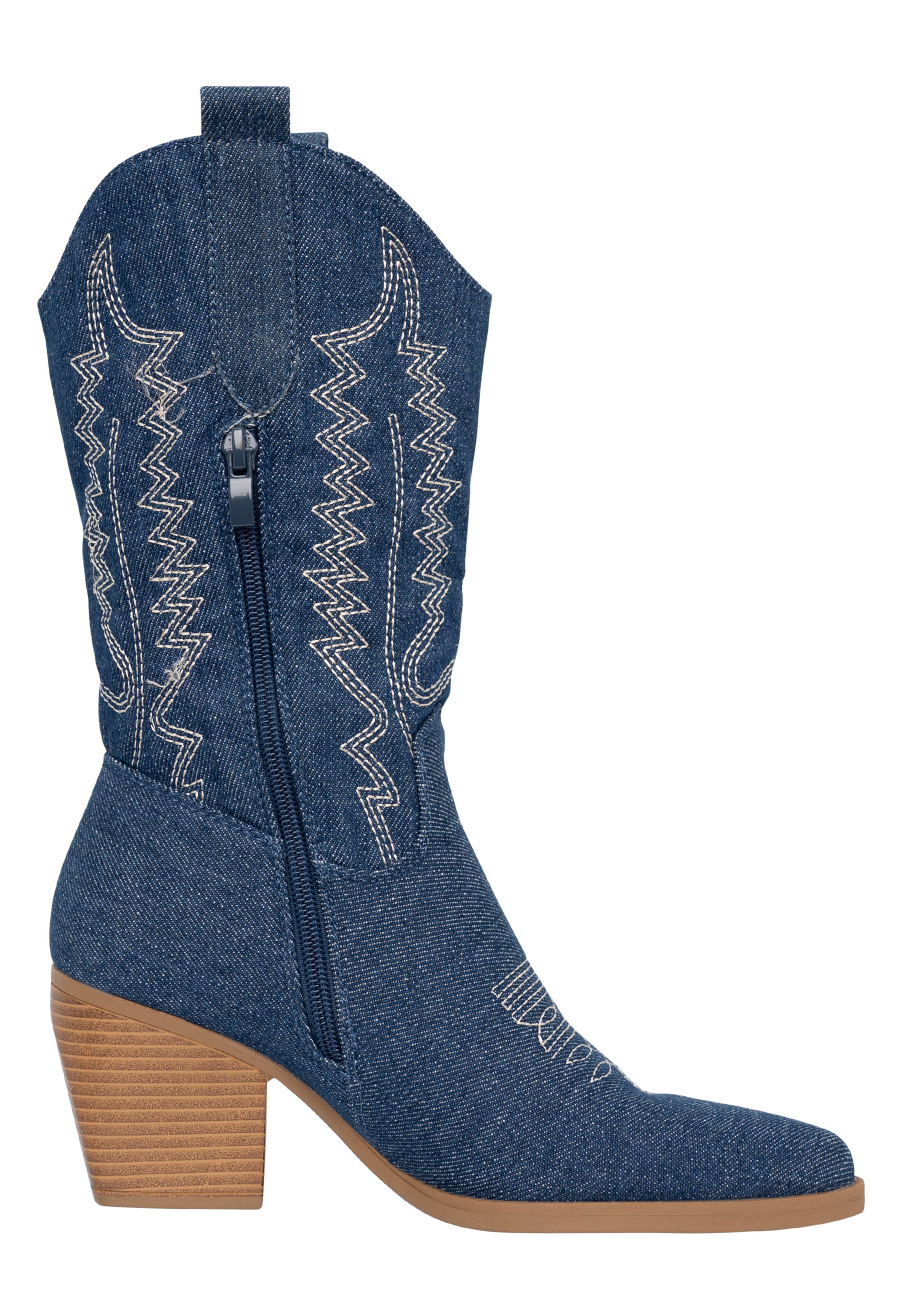 Stivale da cowboy di Salinyang in blu