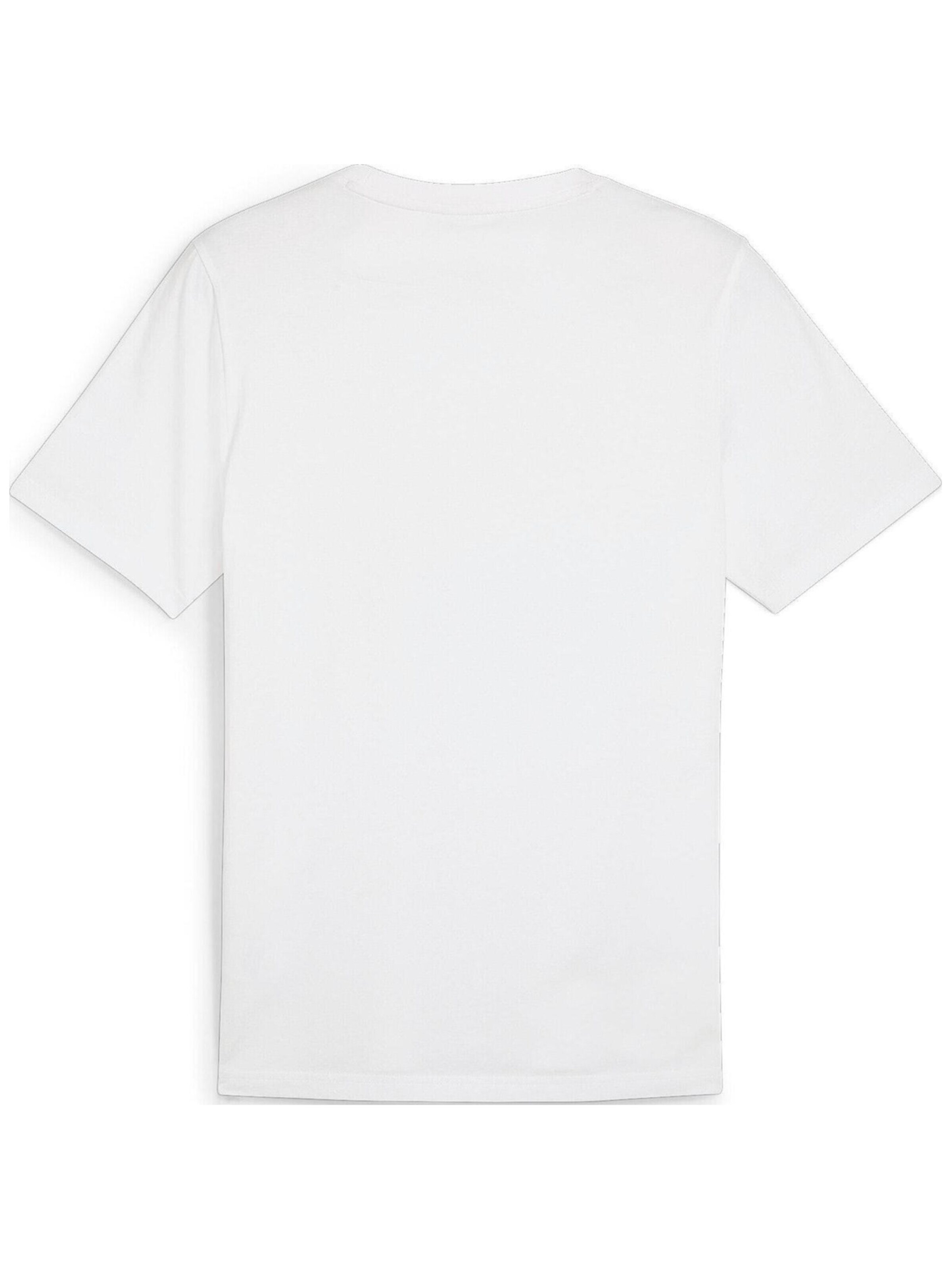 Maglietta 'Puma Classics Logo Tee S' di PUMA in bianco