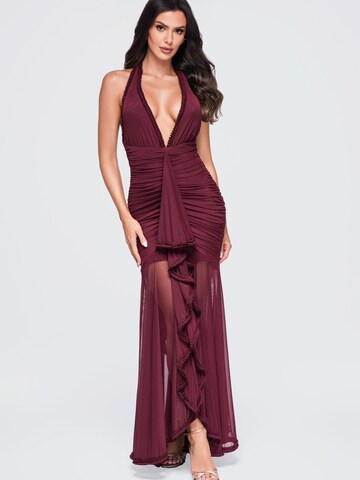Ombre - Vestido de noche en rojo