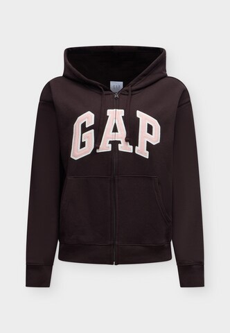 Veste de survêtement 'HERITAGE' GAP en marron : devant