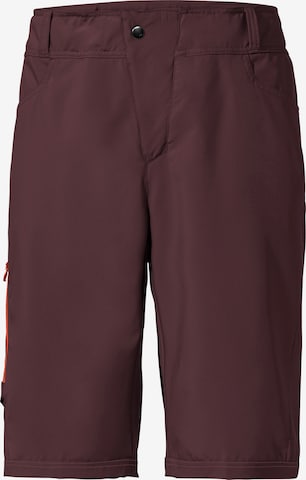 VAUDE Regular Outdoorbroek 'Ledro ' in Rood: voorkant