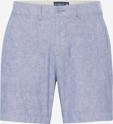 regular Pantaloni chino di Abercrombie & Fitch in blu: frontale
