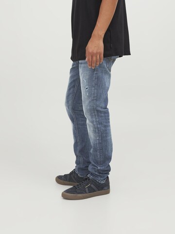 Coupe slim Jean 'JJIGlenn Cole' JACK & JONES en bleu