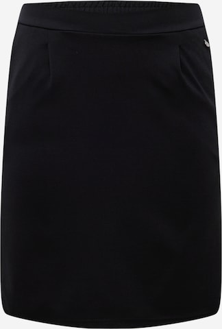 Fransa Curve Skirt in Black: front