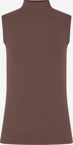 Evoni Top in Brown: front