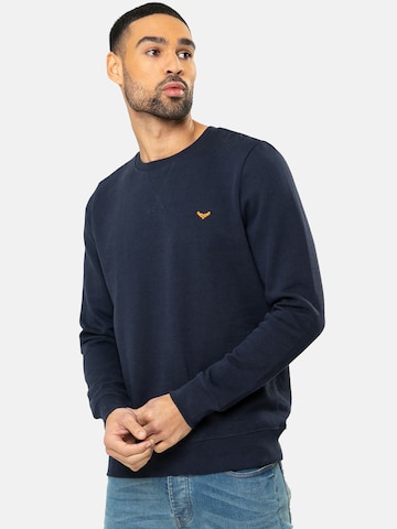 Threadbare Sweatshirt 'Satsuma' in Blue: front