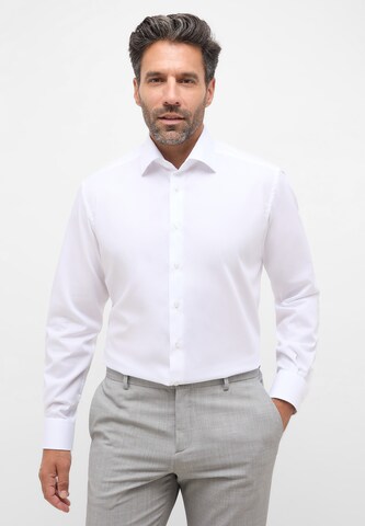 ETERNA Comfort fit Button Up Shirt in White: front
