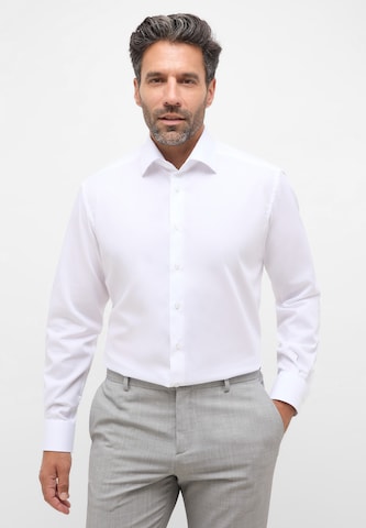 ETERNA Comfort fit Button Up Shirt in White: front