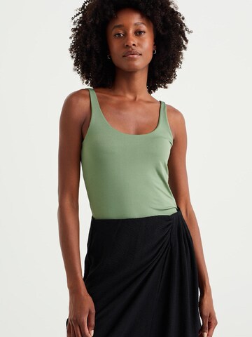 WE Fashion - Top em verde: frente