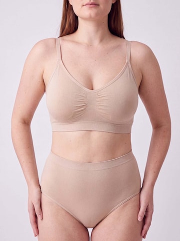 SNOCKS Bustier Minimizer in Beige