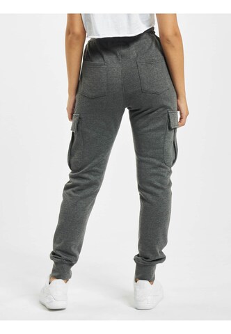 Effilé Pantalon cargo 'Greta' DEF en gris