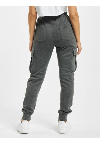 DEF Tapered Cargo Pants 'Greta' in Grey