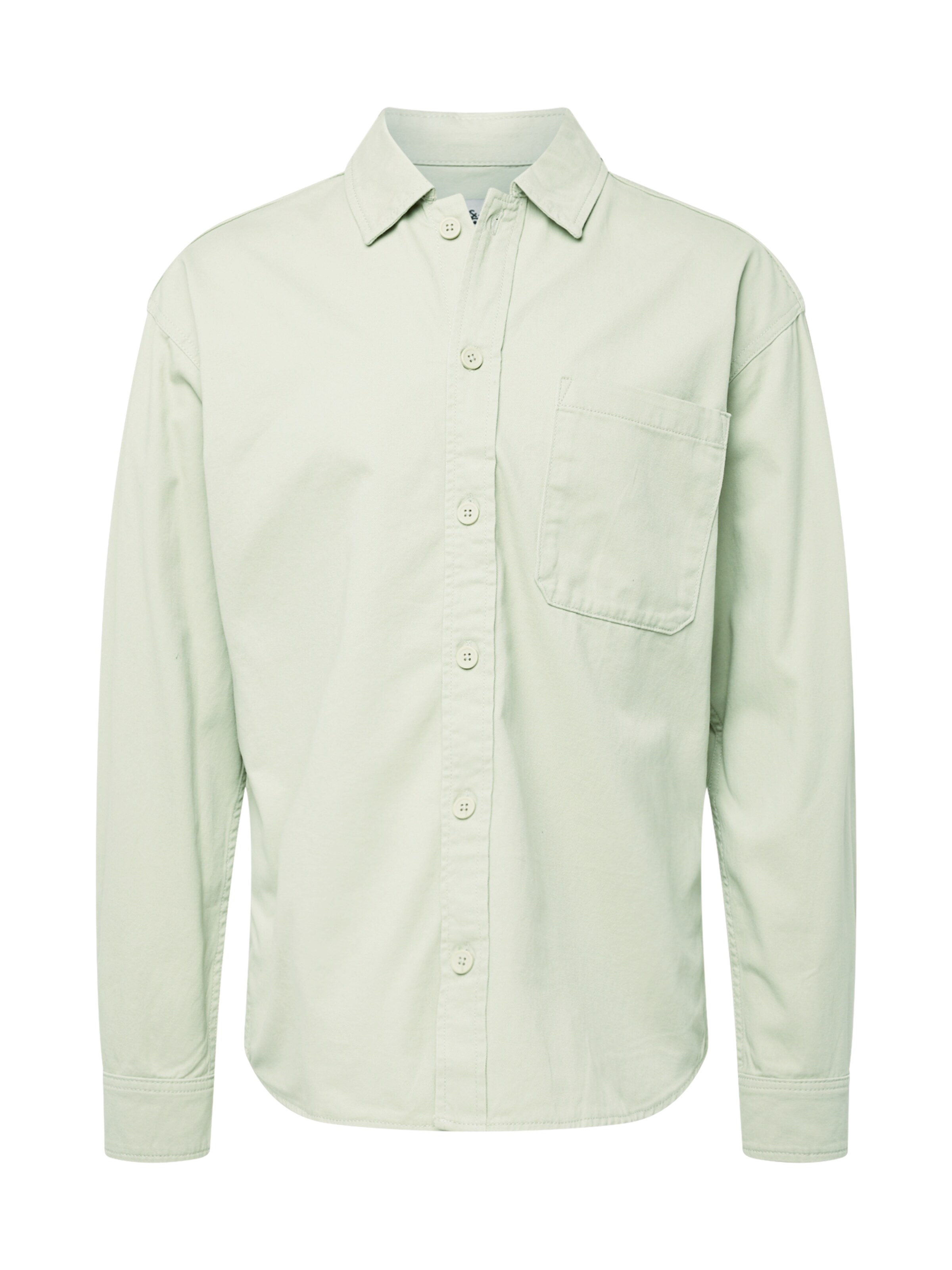 JACK & JONES Rovný strih Košeľa 'JJZAC' - Zelená: predná strana