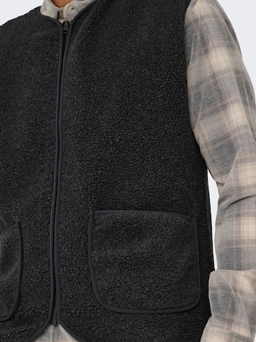 Gilet 'ONSTony' Only & Sons en gris
