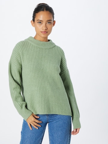 ABOUT YOU Пуловер 'Jella' в зелено: отпред