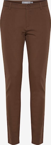 Fransa Slim fit Chino Pants in Brown: front