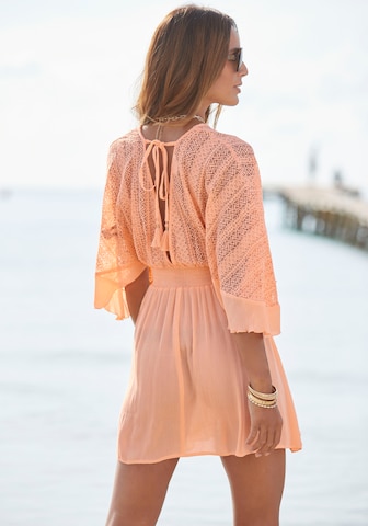 Rochie de plaja de la LASCANA pe portocaliu