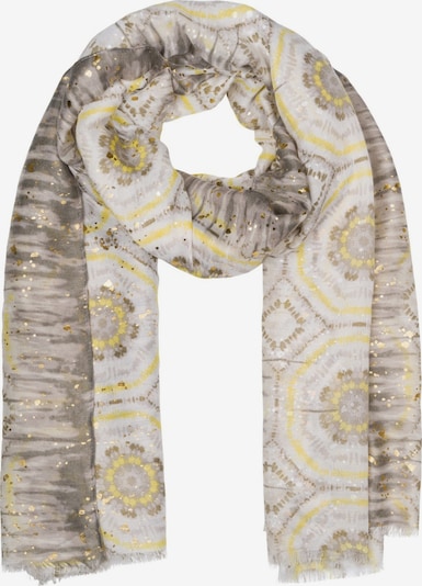 styleBREAKER Schal 'Schal mit Batik Muster Metallic' in One Size in grau, Produktansicht