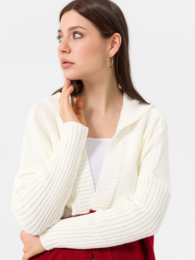 Dandalo Cardigan en marine / rouge / blanc, Vue avec produit