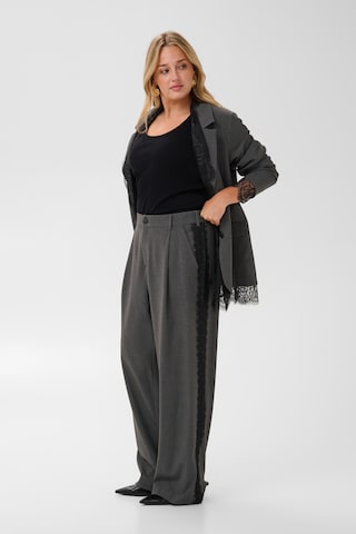Regular Pantalon KAFFE CURVE en gris