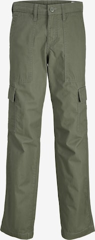 Jack & Jones Junior Trousers 'JPSTKarl JJAdams' in Green: front
